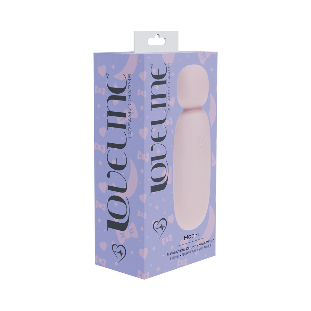LOVELINE MOCHI RECHARGEABLE VIBRATOR WATERPROOF PINK