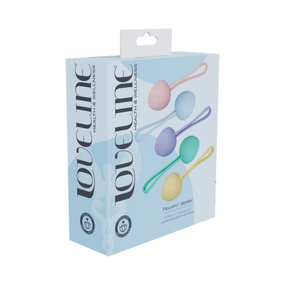 SHOTS - LOVELINE PELVIFIT BERRY KEGEL KIT MULTIWEIGHT WATERPROOF MULTICOLOR