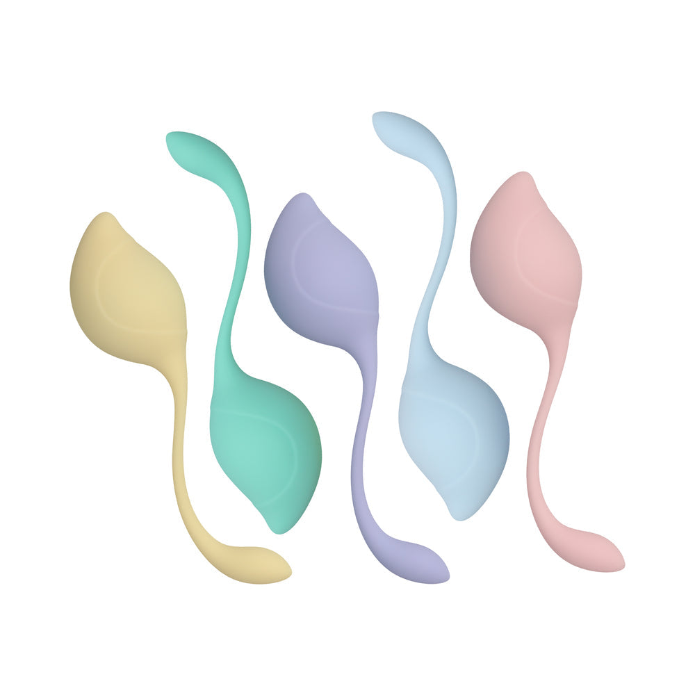 LOVELINE PELVIFIT STEM KEGEL KIT MULTIWEIGHT WATERPROOF MULTICOLOR