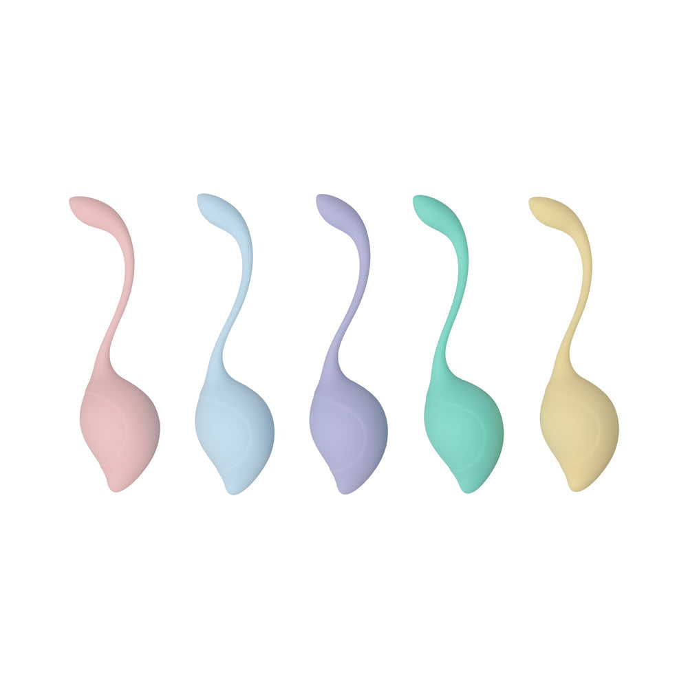 LOVELINE PELVIFIT STEM KEGEL KIT MULTIWEIGHT WATERPROOF MULTICOLOR
