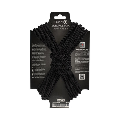 OUCH! BONDAGE ROPE 10 M NYLON BLACK