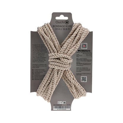 OUCH! BONDAGE ROPE 10 M NYLON GOLD