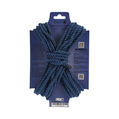 OUCH! BONDAGE ROPE 10 M NYLON NAVY BLUE