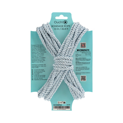 OUCH! BONDAGE ROPE 10 M NYLON POWDER BLUE