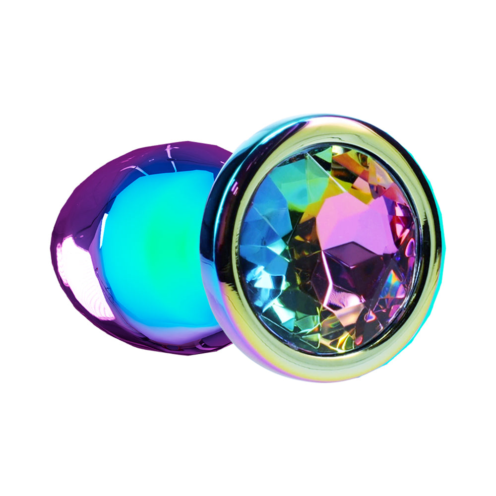SHOTS - OUCH! INTERNATIONAL VENICE COLLECTION METAL ANAL PLUG SET IRIDESCENT