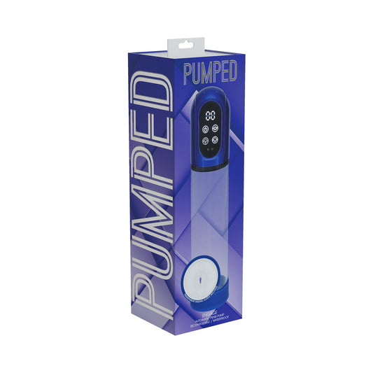 SHOTS - PUMPED ENGAGE AUTOMATIC WATERPROOF METALLIC BLUE