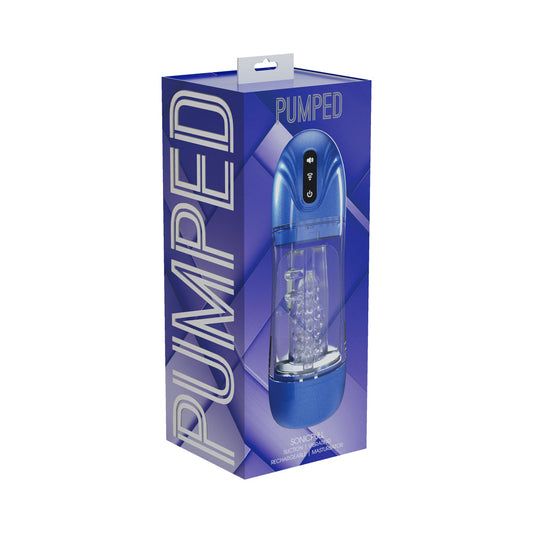 SHOTS - PUMPED SONICPULL MASTURBATOR SUCTION VIBRATION MULTIMEDIA ENHANCED METALLIC