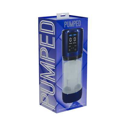 SHOTS - PUMPED ULTRALIFT AUTOMATIC MASTURBATOR WATERPROOF METALLIC BLUE