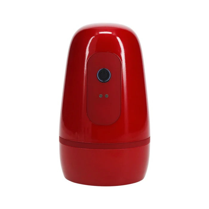 Vibrobator Masturbator Negative Pressure Suction Vibration Metallic Red