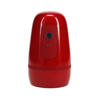 Vibrobator Masturbator Negative Pressure Suction Vibration Metallic Red