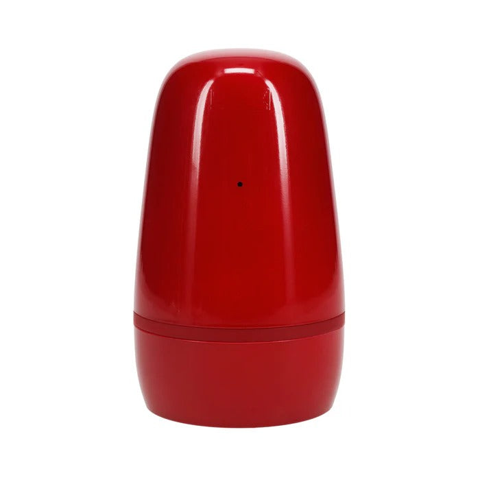 Vibrobator Masturbator Negative Pressure Suction Vibration Metallic Red