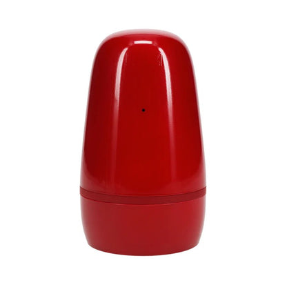 Vibrobator Masturbator Negative Pressure Suction Vibration Metallic Red