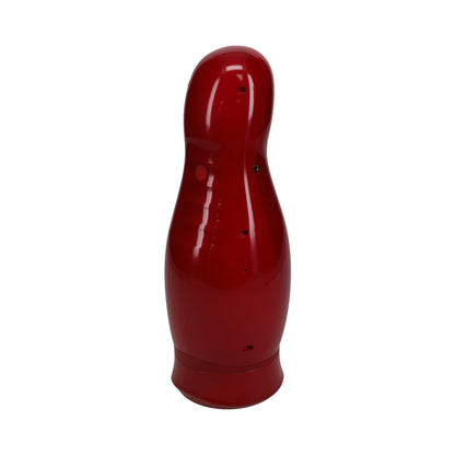 PUMPED VIRTUO MASTURBATOR SUCTION VIBRATION PHONE ATTACHMENT METALLIC RED