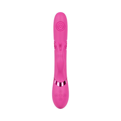 VIVE MIMI RECHARGEABLE G-SPOT VIBRATING AND TAPPING RABBIT PINK