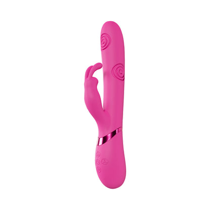 VIVE MIMI RECHARGEABLE G-SPOT VIBRATING AND TAPPING RABBIT PINK
