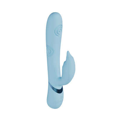 SHOTS - VIVE PALLINA RECHARGEABLE G-SPOT AND TAPPING BEADS CLIT STIMULATOR BLUE