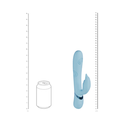 SHOTS - VIVE PALLINA RECHARGEABLE G-SPOT AND TAPPING BEADS CLIT STIMULATOR BLUE