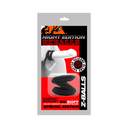 OXBALLS - Z-BALLS ZIG-ZAG COCKRING / BALLSTRETCHER SPECIAL EDITION NIGHT