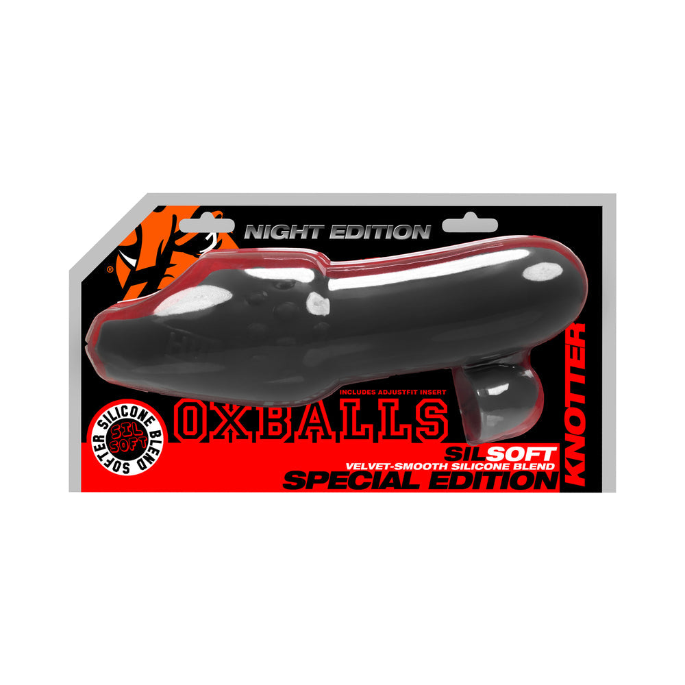 OXBALLS KNOTTER VELVETY SWELLED ADJUST-FIT SHEATH SPECIAL EDITION NIGHT