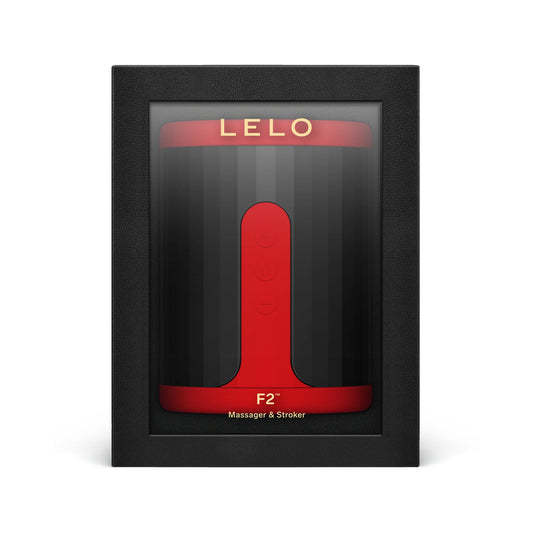 LELO F2S MASSAGER & STROKER RED