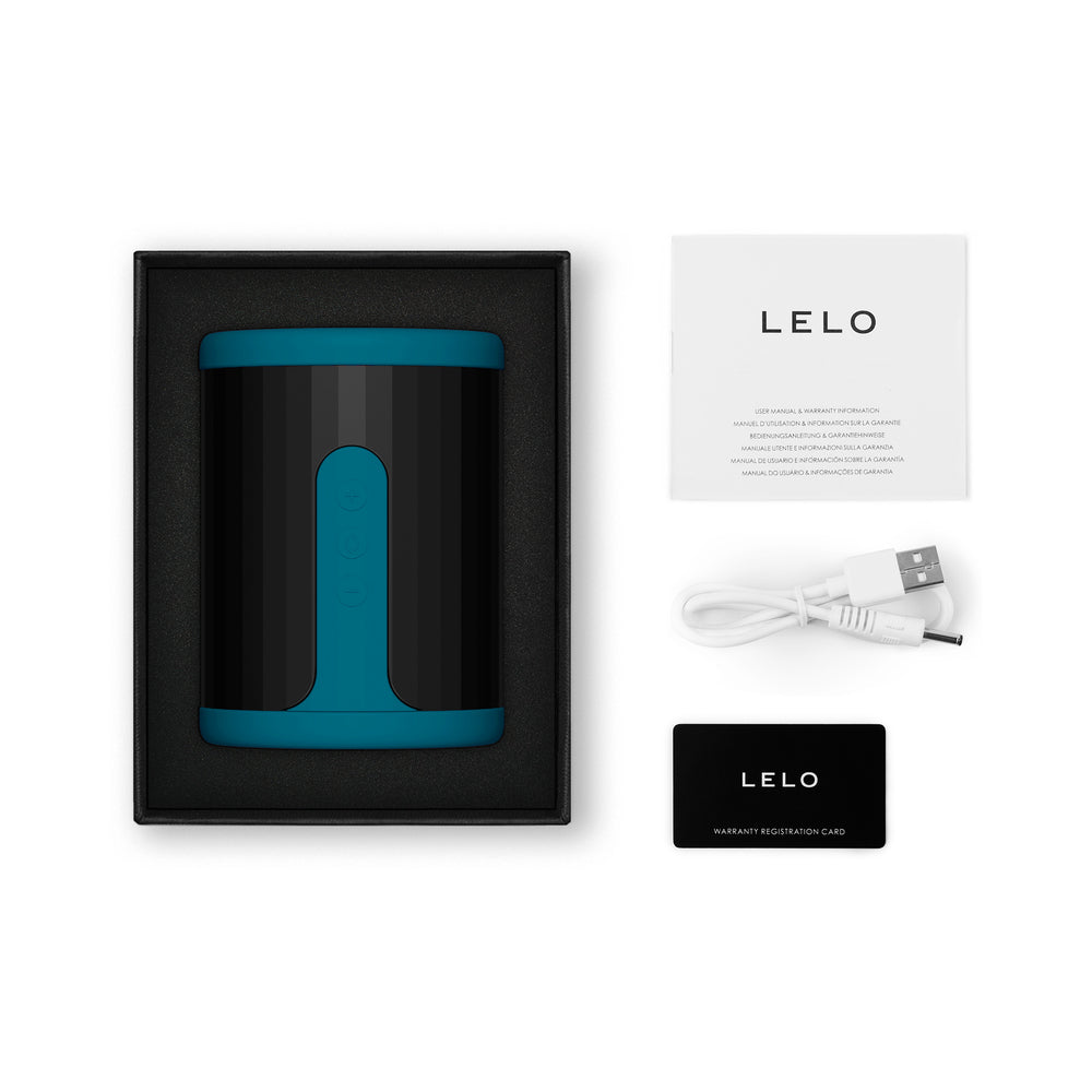 LELO F2S MASSAGER & STROKER TEAL