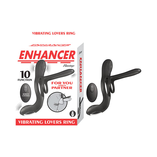 NASSTOYS - ENHANCER VIBRATING LOVERS RING BLACK