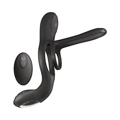 ENHANCER VIBRATING LOVERS RING BLACK