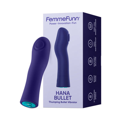 FEMMEFUNN HANA THUMPING BULLET DARK PURPLE