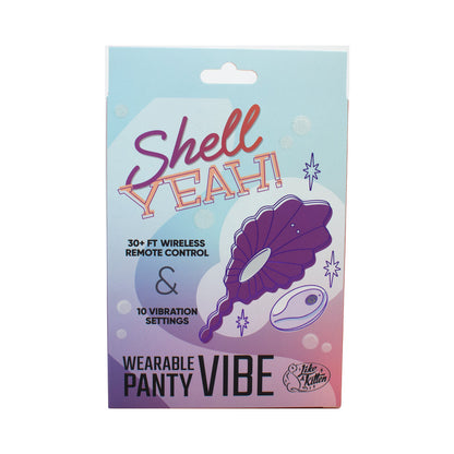 SHELL YEAH! REMOTE CONTROLLED WEARABLE PANTY VIBRATOR