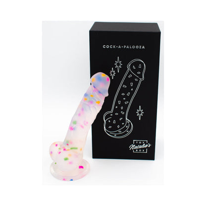 COCK-A-PALOOZA CONFETTI SILICONE DILDO