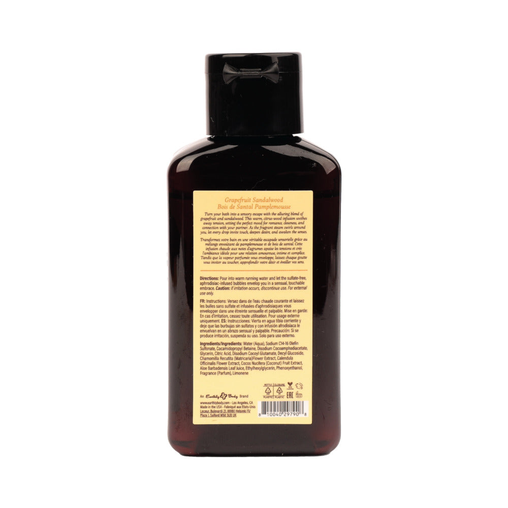 EARTHLY BODY - BAÑO DE BURBUJAS AFRODISÍACO POMELO SÁNDALO 2 OZ.
