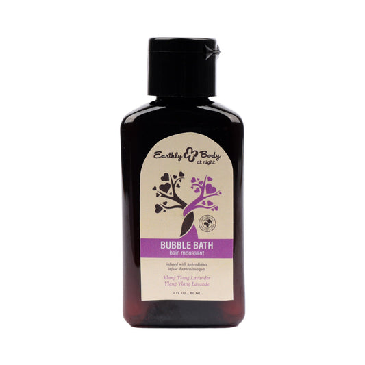 EARTHLY BODY AT NIGHT APHRODISIAC BUBBLE BATH YLANG YLANG LAVENDER 2 OZ.