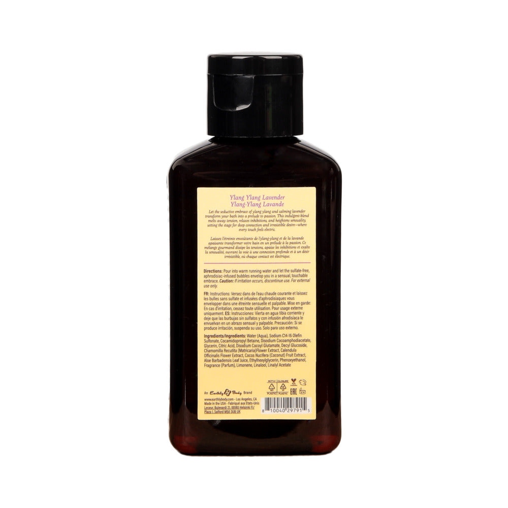 EARTHLY BODY - AT NIGHT APHRODISIAC BUBBLE BATH YLANG YLANG LAVENDER 2 OZ.