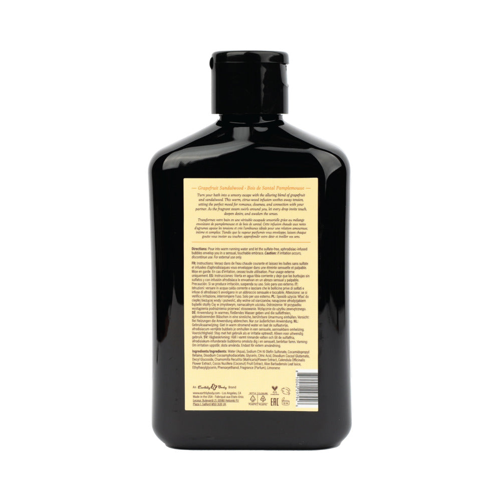 EARTHLY BODY - AT NIGHT APHRODISIAC BUBBLE BATH GRAPEFRUIT SANDALWOOD 8.4 OZ.
