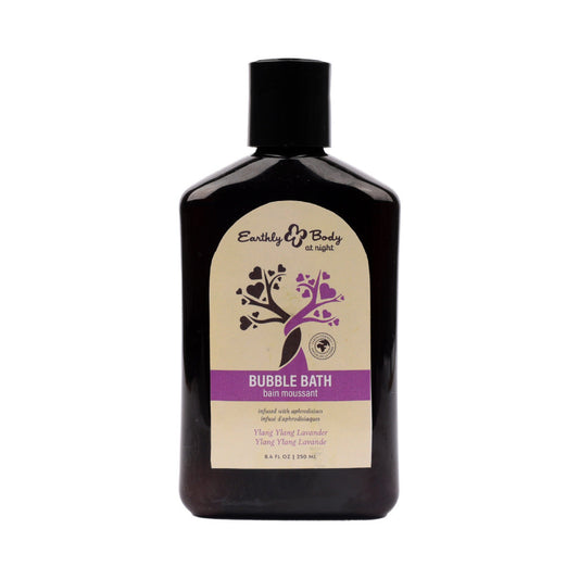 EARTHLY BODY AT NIGHT APHRODISIAC BUBBLE BATH YLANG YLANG LAVENDER 8.4 OZ.