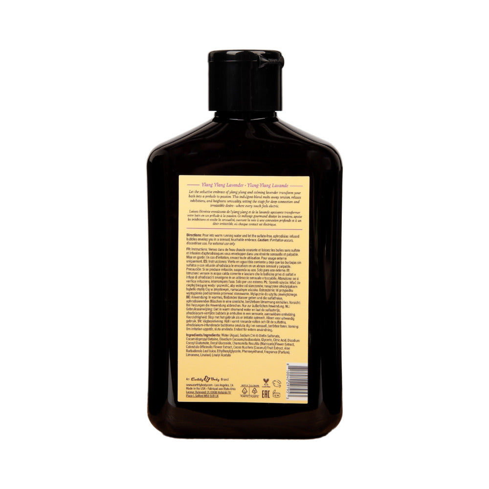 EARTHLY BODY - AT NIGHT APHRODISIAC BUBBLE BATH YLANG YLANG LAVENDER 8.4 OZ.