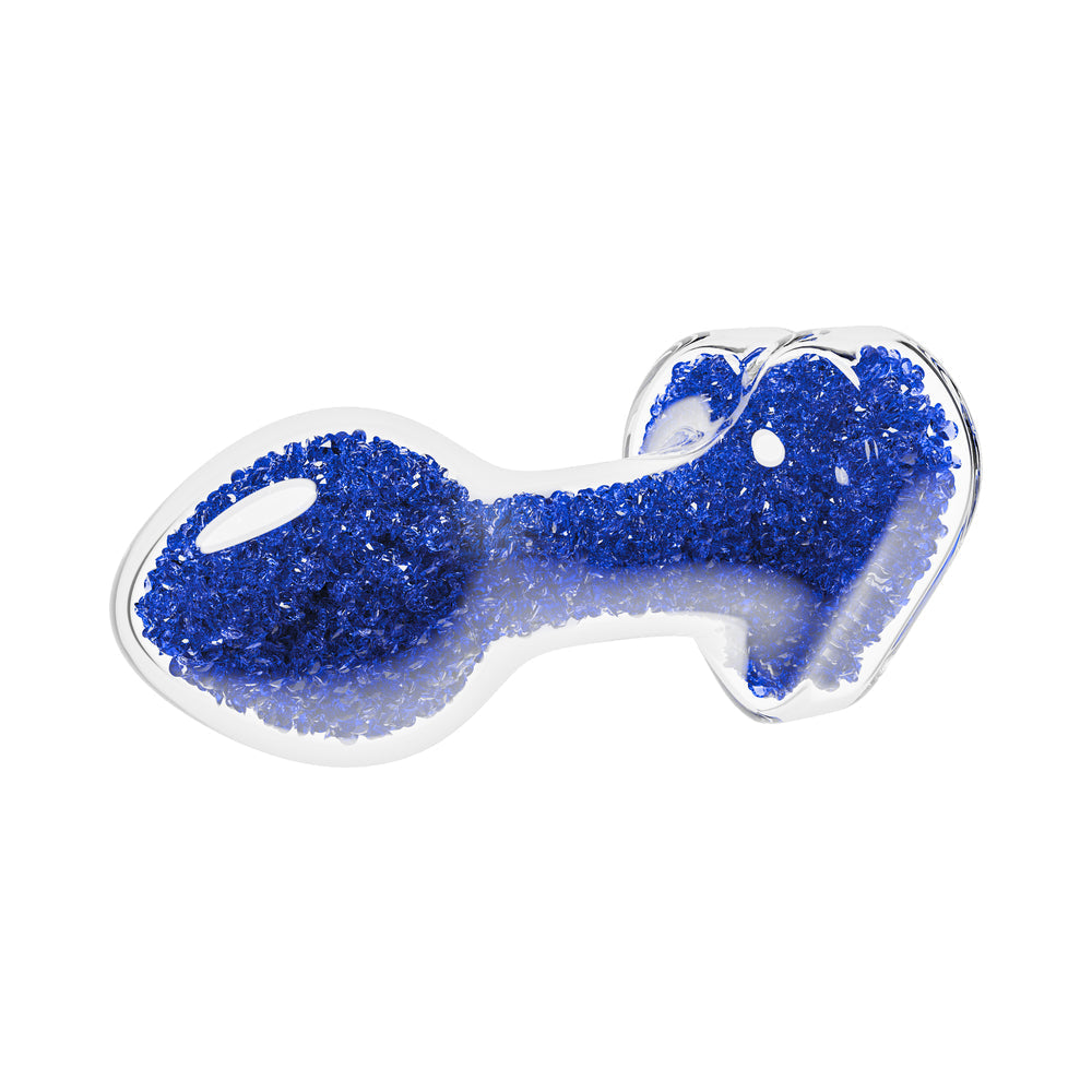 OH MY GEM PRESTIGE GLASS ANAL PLUG BLUE