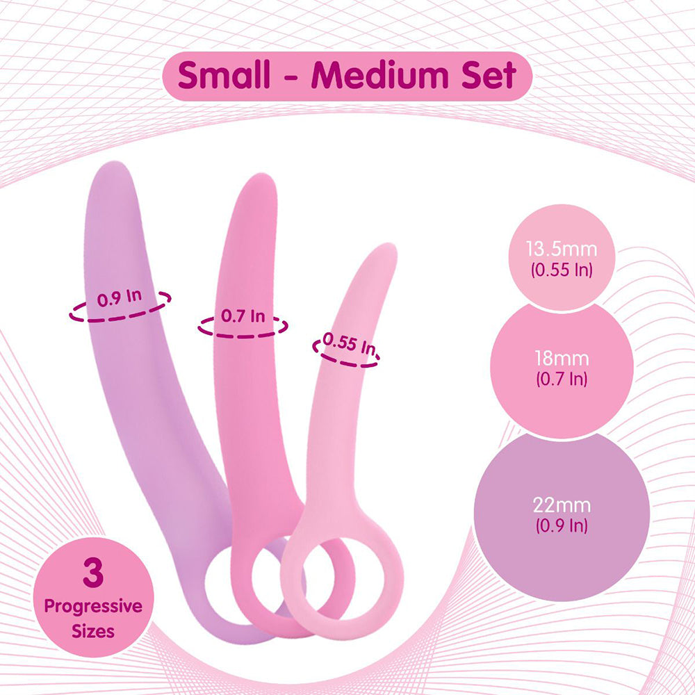 SKINS CARE CURVED DILATORS 3-PIECE SET (SMALL MEDIUM)