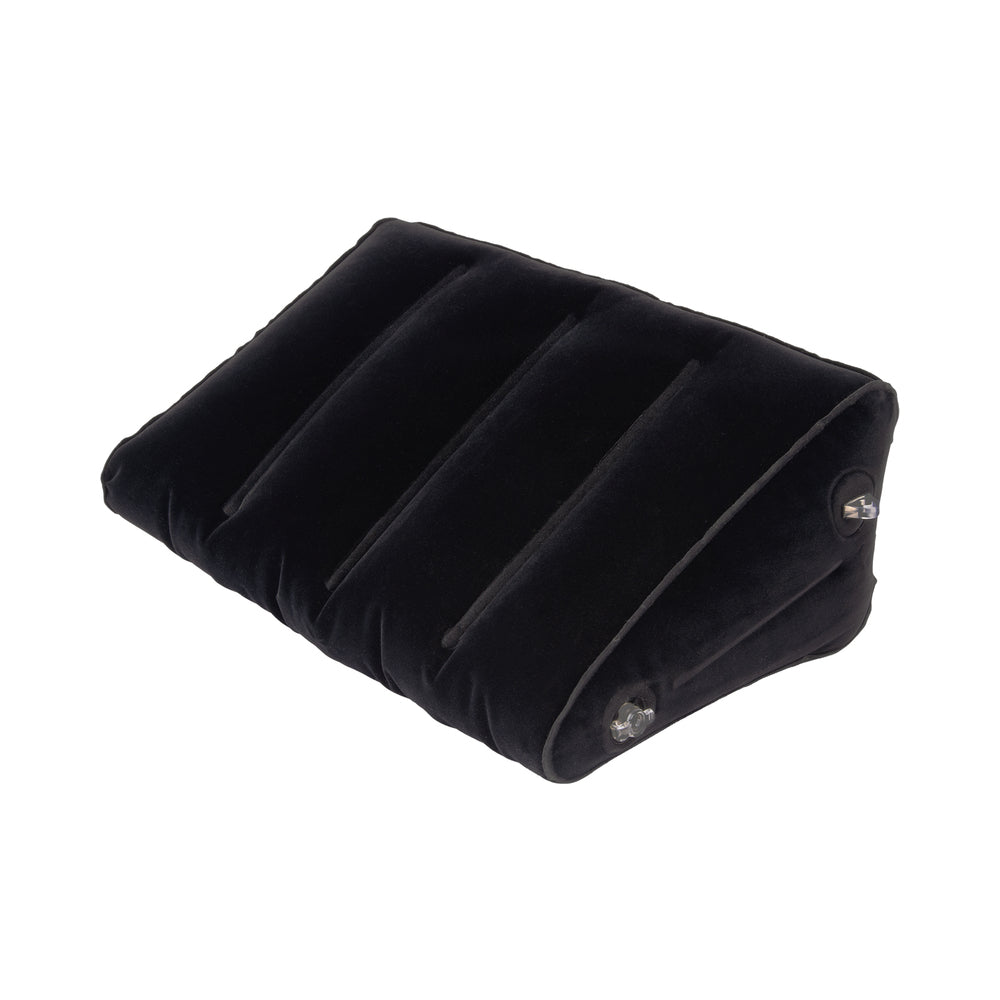 LUX FETISH INFLATABLE POSITION WEDGE WITH DETACHABLE CUFFS