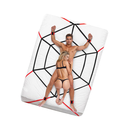 LUX FETISH WEBBED UP BEDSPREADER RESTRAINT SYSTEM