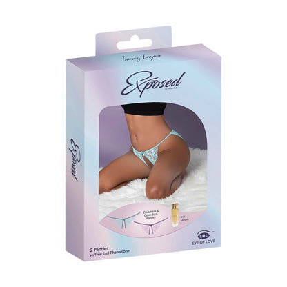 MAGIC SILK - PHEROMONE PANTIES CROTCHLESS & OPEN BACK PANTY 2 PACK