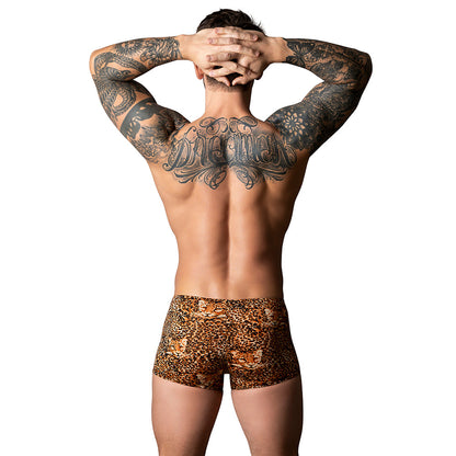 MALE POWER THE ULTIMATE DUO CRB POUCH SHORT & BLACK COCK RING ANIMAL XL