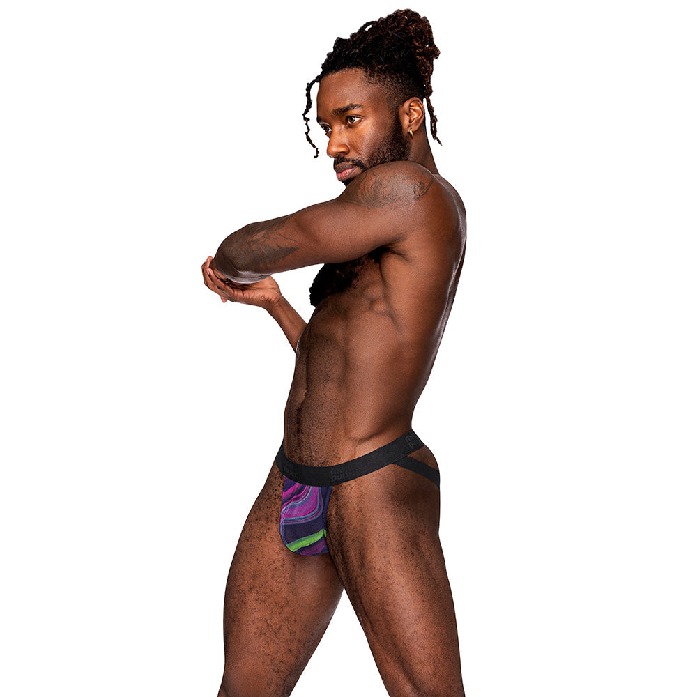 MALE POWER - THE ULTIMATE DUO CRB STRAPPY JOCK & COCK RING PRINT