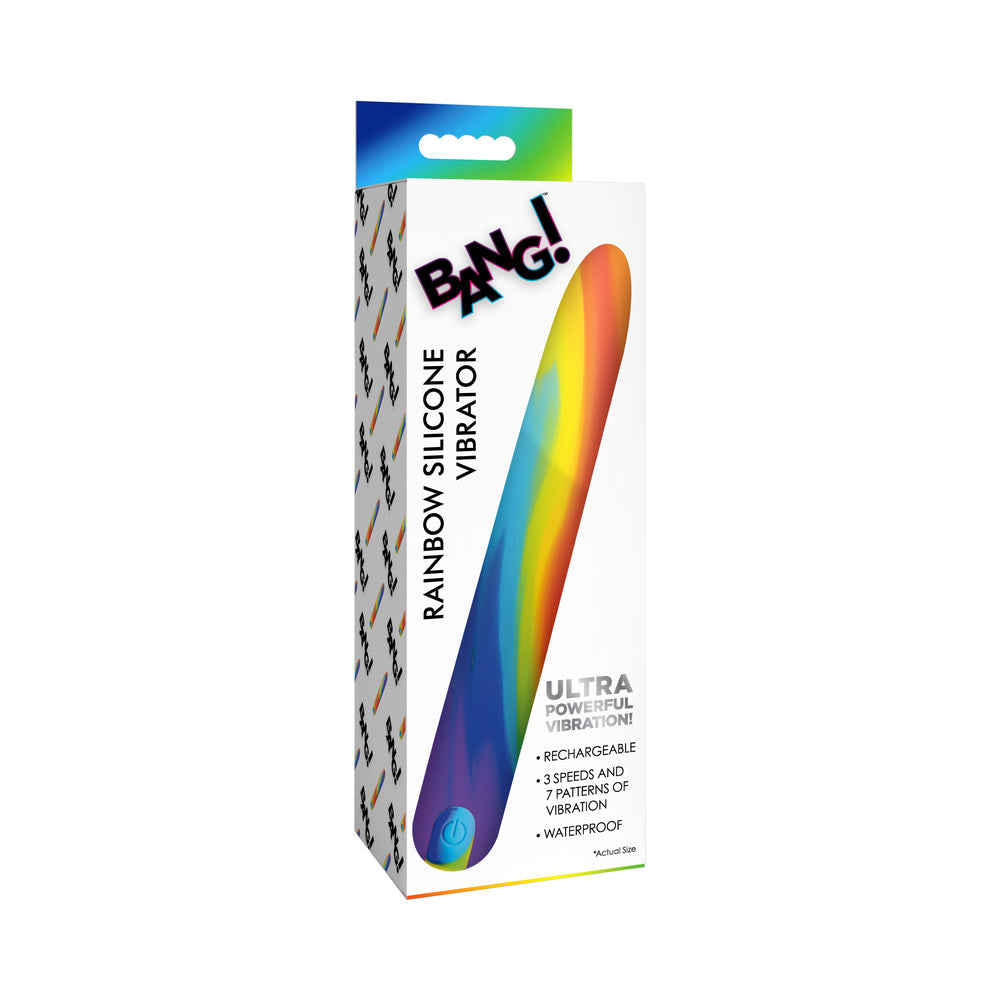 MARCAS XR - VIBRADOR DE SILICONA BANG! RAINBOW