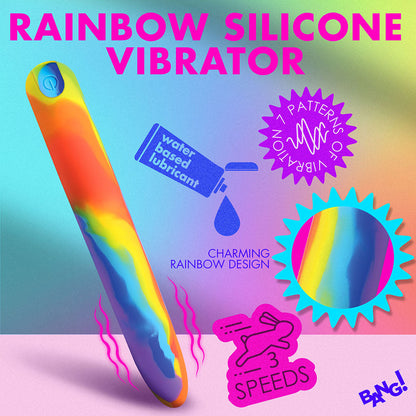 BANG! RAINBOW SILICONE VIBRATOR