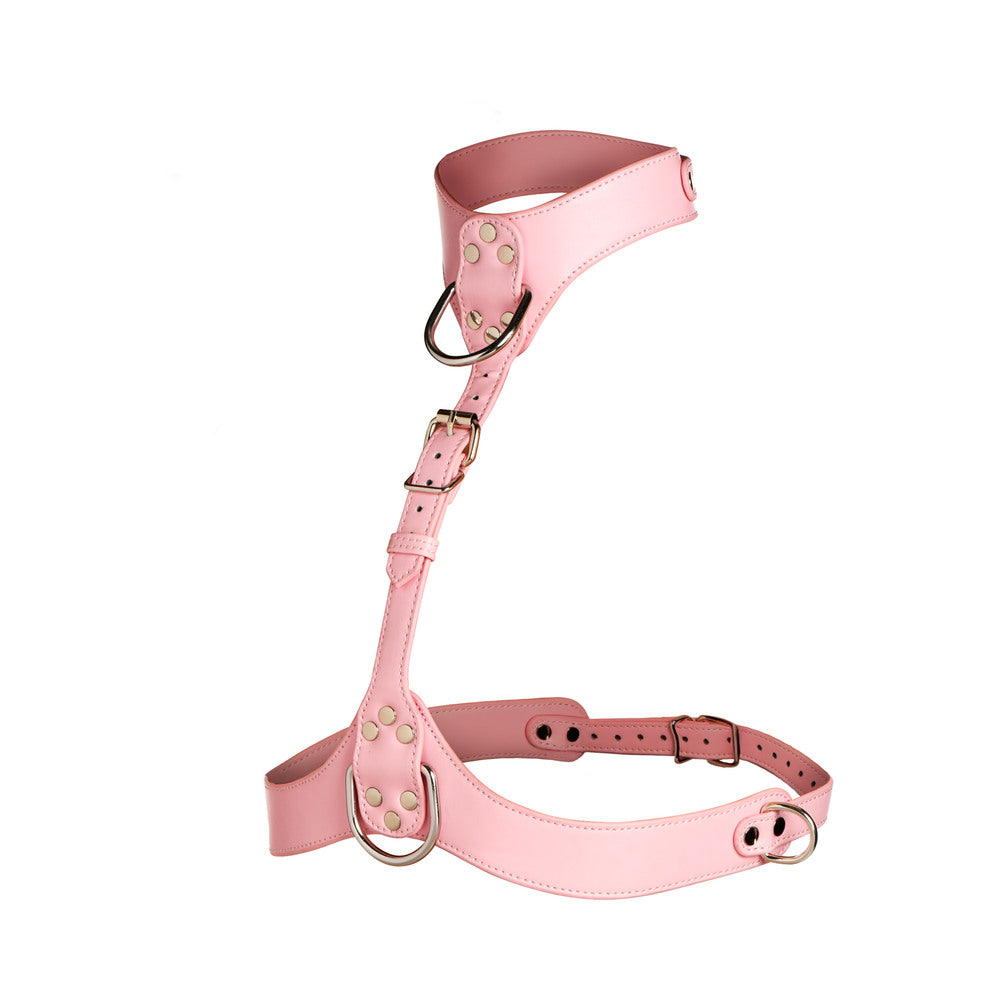 MASTER SERIES VIXEN CHEST HARNESS PINK