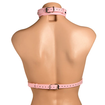 MASTER SERIES VIXEN CHEST HARNESS PINK