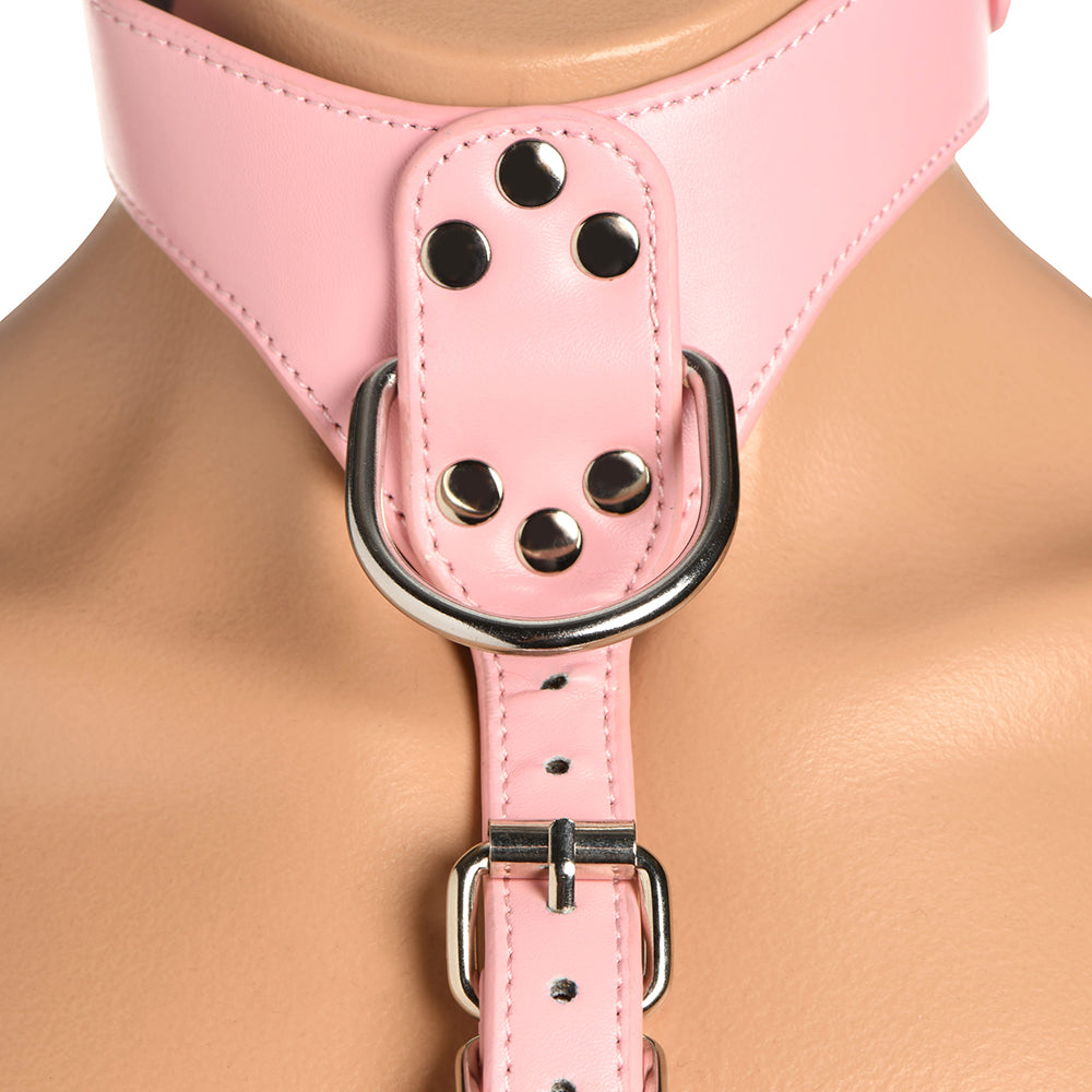 MASTER SERIES VIXEN CHEST HARNESS PINK