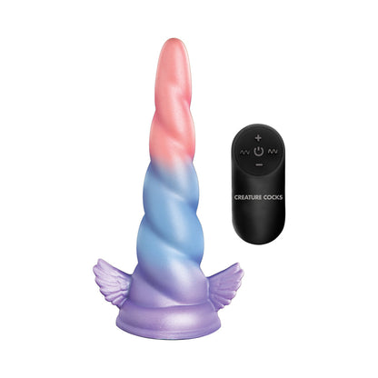 CREATURE COCKS DELUXE DREAM RIDER VIBRATING UNICORN SILICONE DILDO
