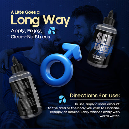 MARCAS XR - LUBRICANTE ÍNTIMO CON BASE DE AGUA "SALSA SEXUAL PARA HOMBRES NAUGHTY JANE" 8 OZ.